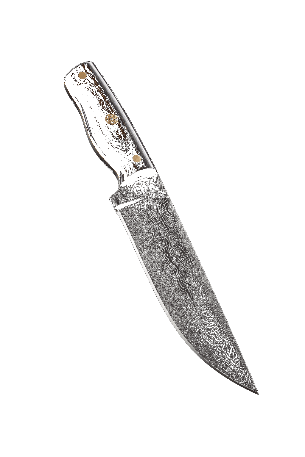 Damascus steel knife