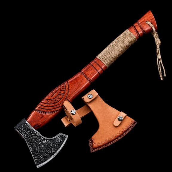 Custom Handmade Carbon Steel Viking Axe