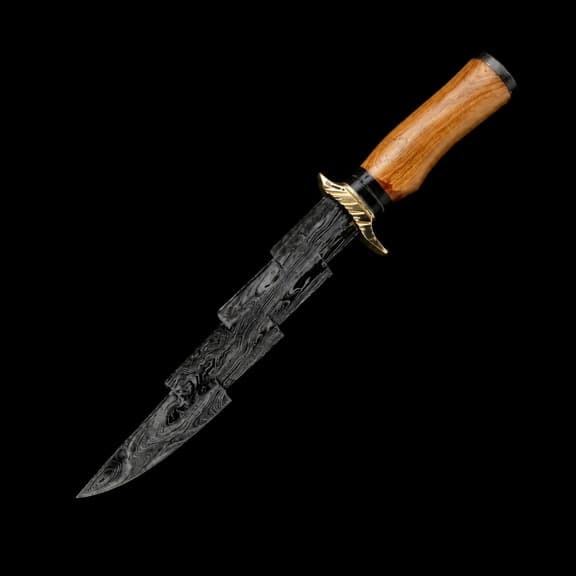 Damascus EDC Push Dagger TD-209